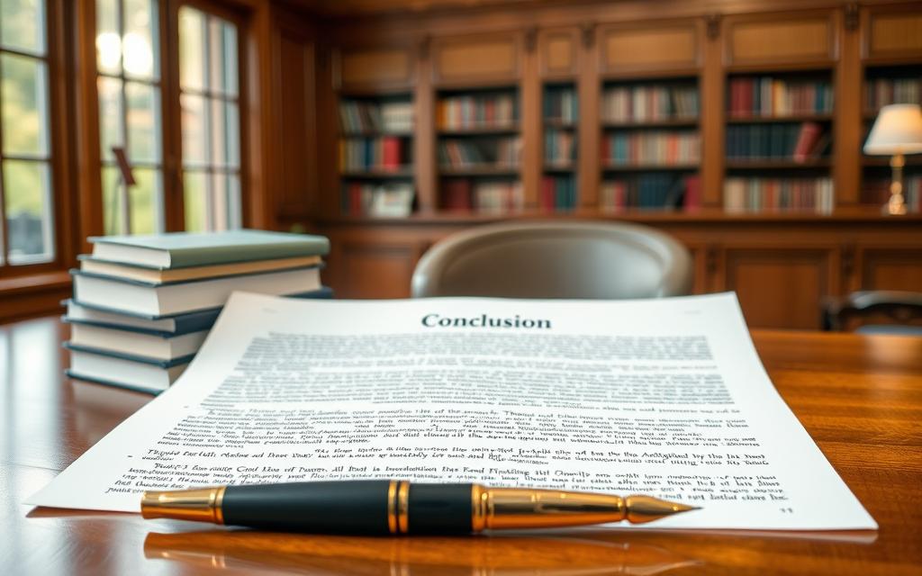 conclusão eficaz em artigos acadêmicos