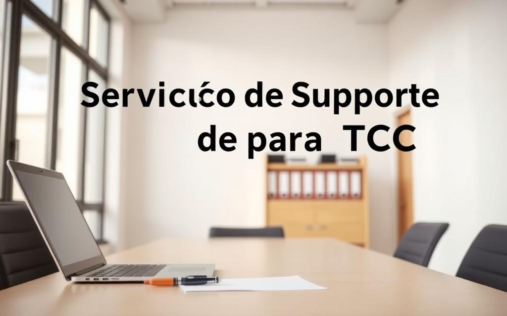 serviço de suporte para TCC