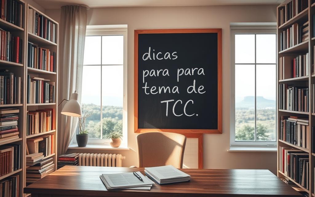 Ajuda para escolher tema de trabalho difícil