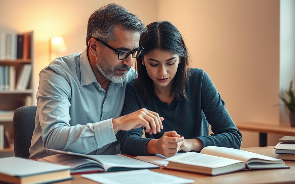 apoio profissional para trabalho acadêmico