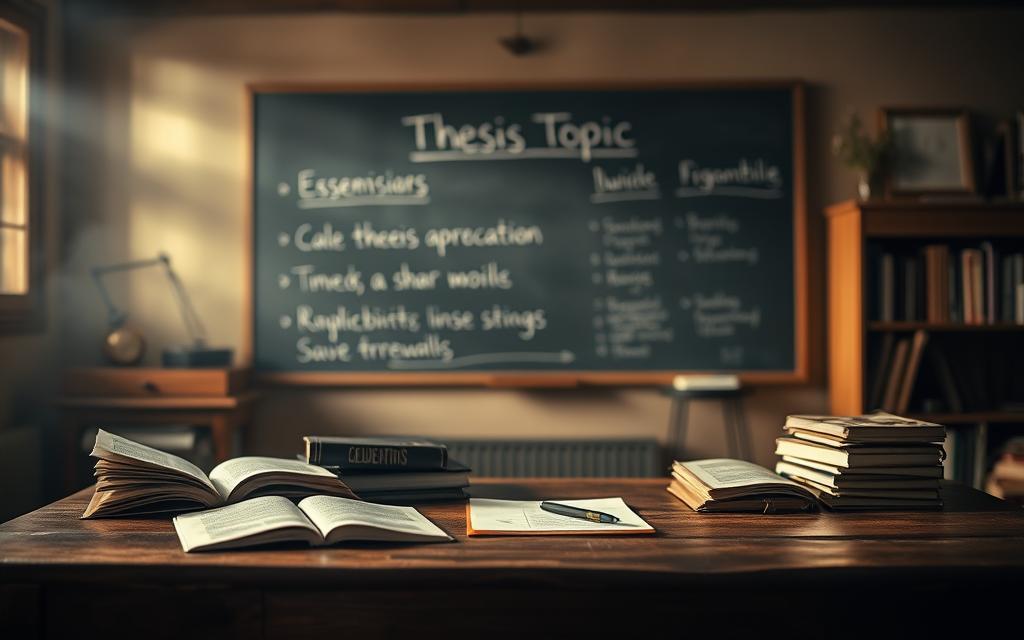escolha de tema para TCC