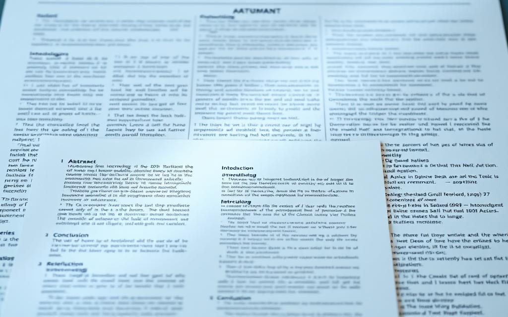 estrutura de artigo acadêmico