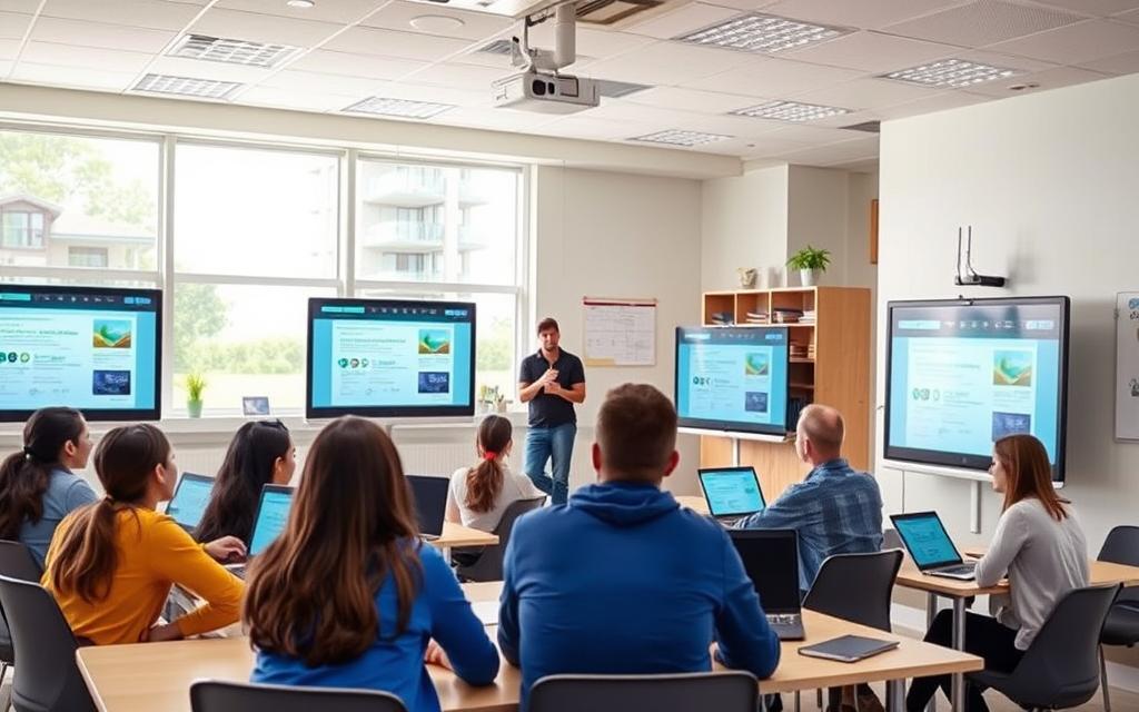 suporte educacional eficiente